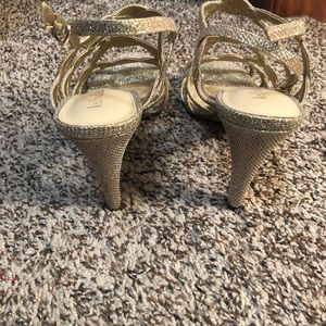 Kelly & Katie Shoes - Gold Sparkle Heels Kelly & Katie Shoes - Gold Sparkle Heels